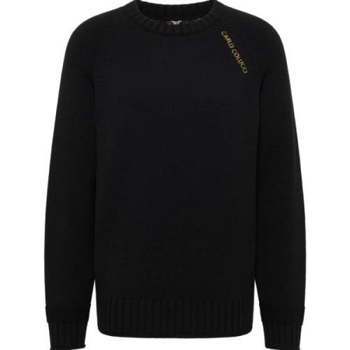 Carlo Colucci Urban Statement Sweater Black, Herr