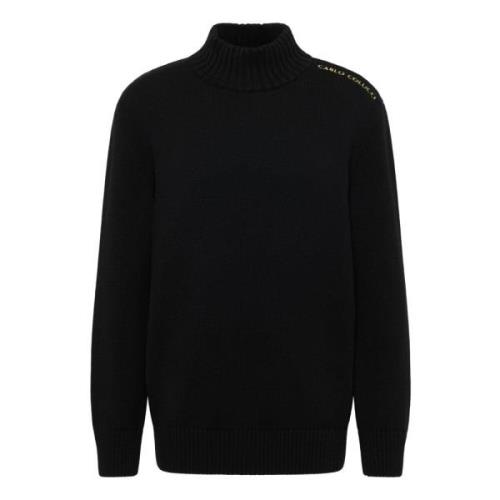 Carlo Colucci Urban Statement Sweater - Divenuto Black, Herr