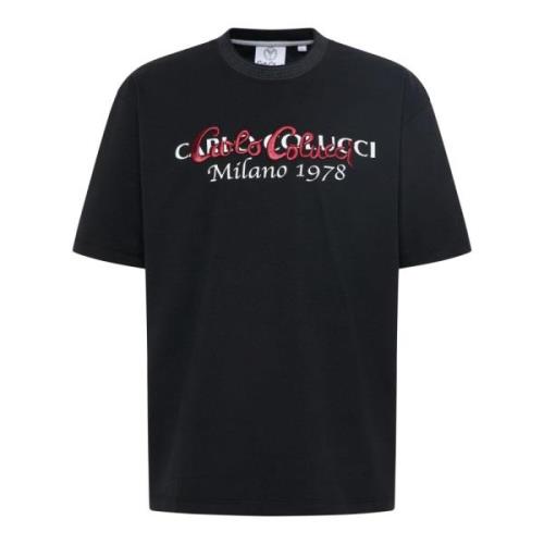 Carlo Colucci Oversize T-shirt Black, Herr