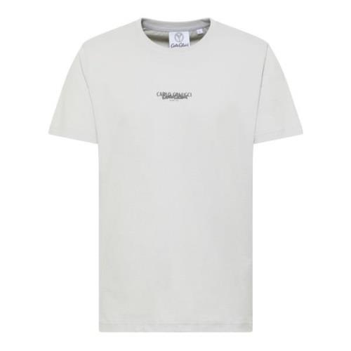 Carlo Colucci Casual Basic Line T-shirt Gray, Herr