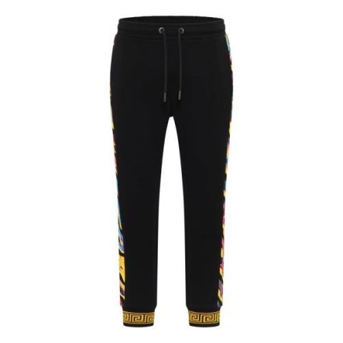 Carlo Colucci Sweatpants med Sidolinje Design Black, Herr