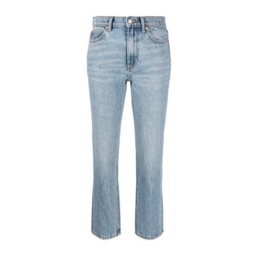 Alexander Wang Vintage High Rise Stovepipe Jeans Blue, Dam