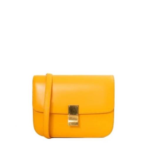 Celine Vintage Pre-owned Laeder celine-vskor Yellow, Dam