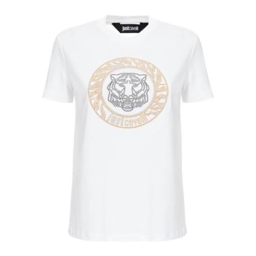 Just Cavalli T-shirts och Polos White, Dam