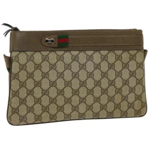 Gucci Vintage Pre-owned Laeder gucci-vskor Beige, Dam