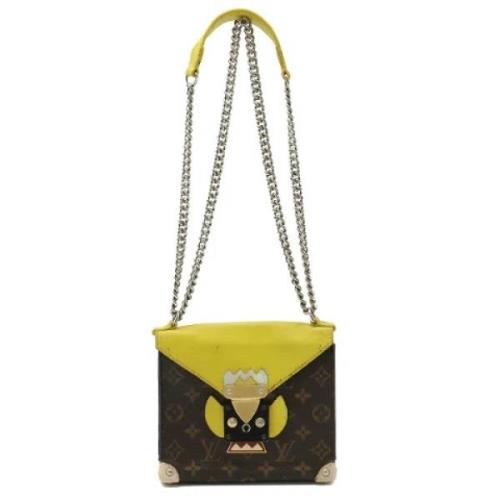 Louis Vuitton Vintage Pre-owned Canvas louis-vuitton-vskor Yellow, Dam