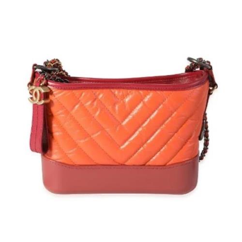 Chanel Vintage Pre-owned Laeder chanel-vskor Orange, Dam