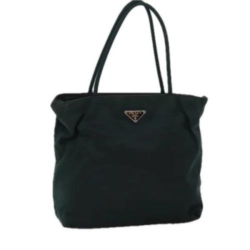 Prada Vintage Pre-owned Nylon prada-vskor Green, Dam