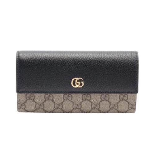 Gucci Vintage Pre-owned Laeder plnbcker Black, Dam