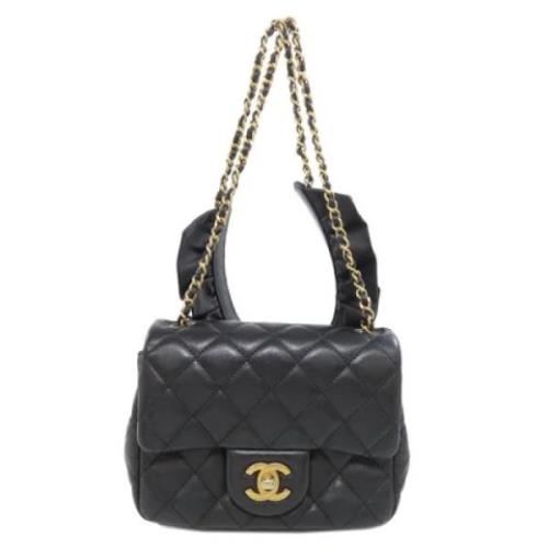 Chanel Vintage Pre-owned Laeder chanel-vskor Black, Dam