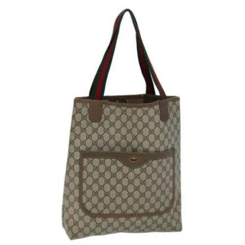 Gucci Vintage Pre-owned Laeder gucci-vskor Beige, Dam