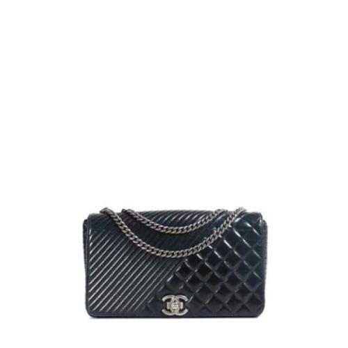 Chanel Vintage Pre-owned Laeder chanel-vskor Black, Dam