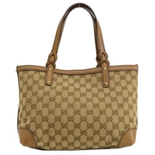 Gucci Vintage Pre-owned Canvas gucci-vskor Brown, Dam