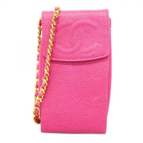 Chanel Vintage Pre-owned Laeder chanel-vskor Pink, Dam