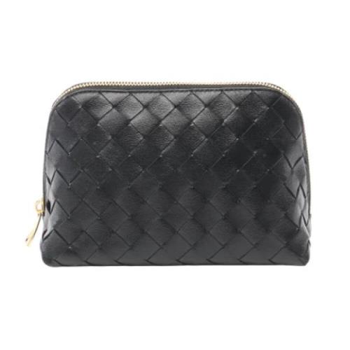 Bottega Veneta Vintage Pre-owned Laeder plnbcker Black, Dam