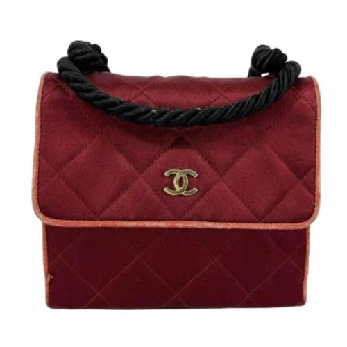 Chanel Vintage Pre-owned Laeder crossbodyvskor Red, Dam