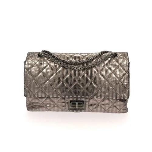 Chanel Vintage Pre-owned Laeder chanel-vskor Gray, Dam