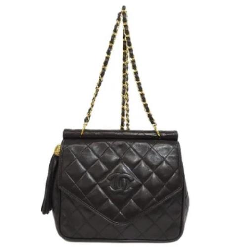 Chanel Vintage Pre-owned Laeder chanel-vskor Black, Dam