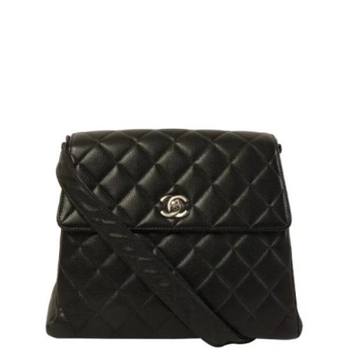 Chanel Vintage Pre-owned Tyg chanel-vskor Black, Dam