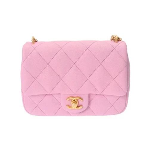 Chanel Vintage Pre-owned Laeder chanel-vskor Pink, Dam