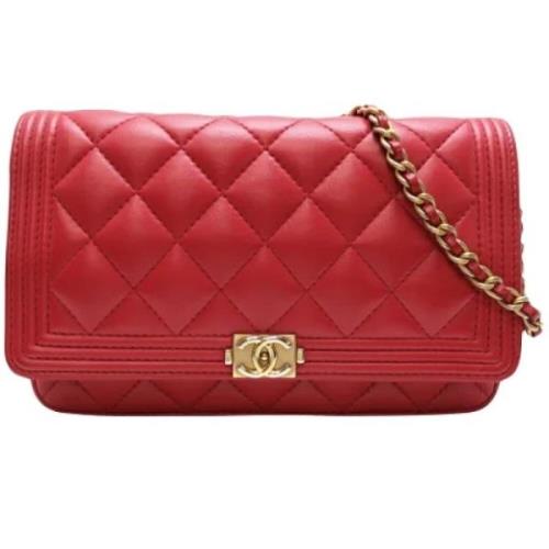 Chanel Vintage Pre-owned Laeder chanel-vskor Red, Dam