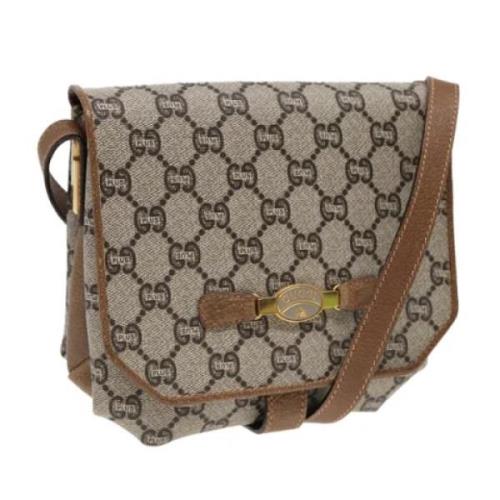 Gucci Vintage Pre-owned Laeder gucci-vskor Beige, Dam