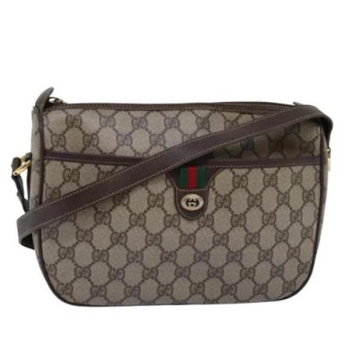 Gucci Vintage Pre-owned Laeder gucci-vskor Beige, Dam