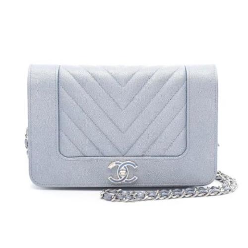 Chanel Vintage Pre-owned Tyg plnbcker Gray, Dam