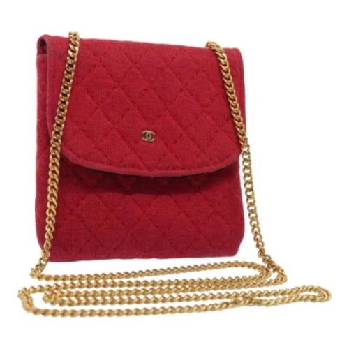 Chanel Vintage Pre-owned Bomull chanel-vskor Red, Dam