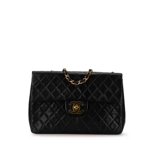 Chanel Vintage Pre-owned Laeder axelremsvskor Black, Dam