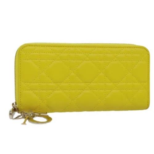 Dior Vintage Pre-owned Canvas plnbcker Yellow, Dam