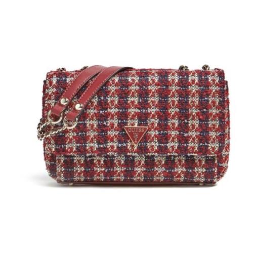 Guess Axelväska Cessily Tweed Hweg7679210-Mer Multicolor, Dam