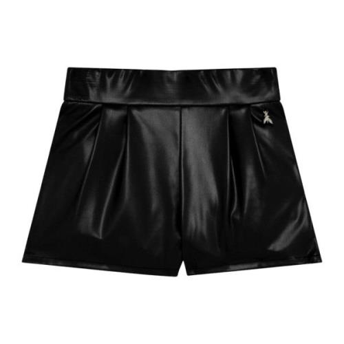 Patrizia Pepe Svarta Flickors Fly Logo Shorts Black, Dam