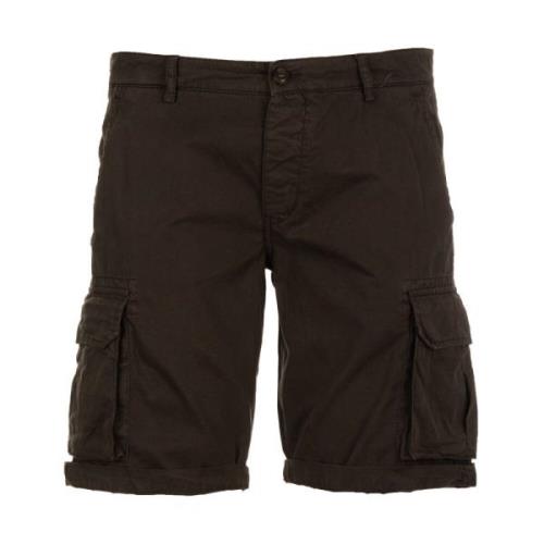 40Weft Antracit Cargo Shorts Gray, Herr