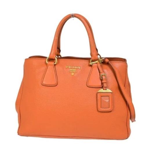 Prada Vintage Pre-owned Laeder prada-vskor Orange, Dam