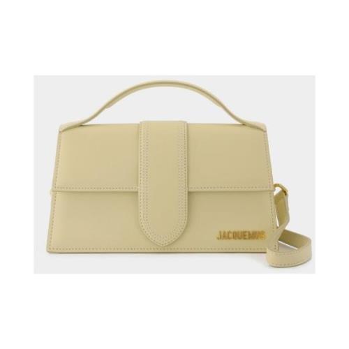 Jacquemus Beige Läder Bambino Väska Beige, Dam