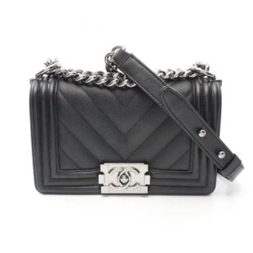 Chanel Vintage Pre-owned Laeder chanel-vskor Black, Dam