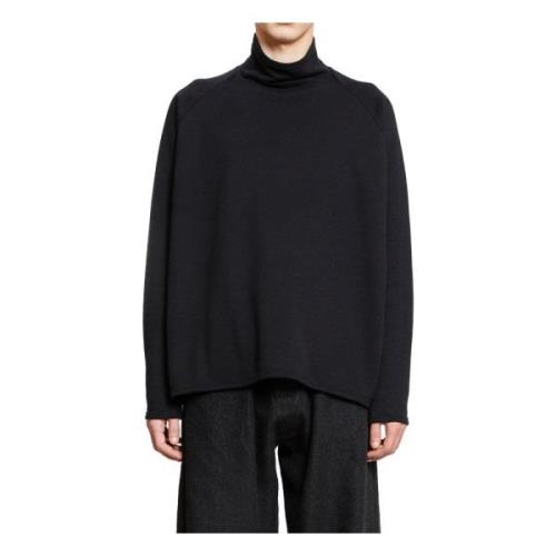 Jan-Jan VAN Essche Svart Turtle Neck Tee Jersey Black, Herr