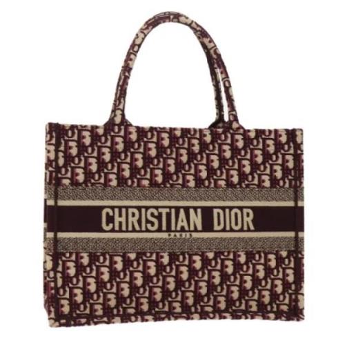 Dior Vintage Pre-owned Canvas dior-vskor Red, Dam