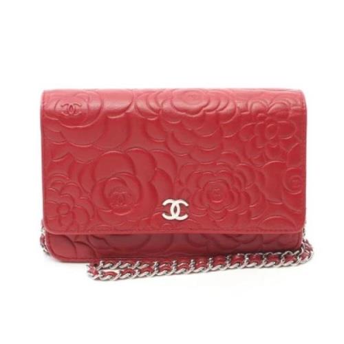 Chanel Vintage Pre-owned Laeder plnbcker Red, Dam