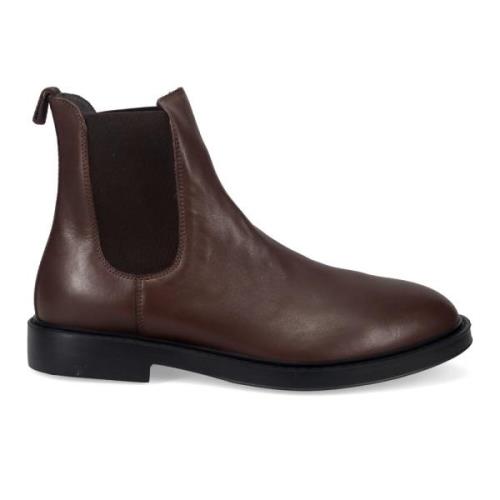 Antica Cuoieria Bruna Chelsea Boots Klassisk Stil Brown, Herr