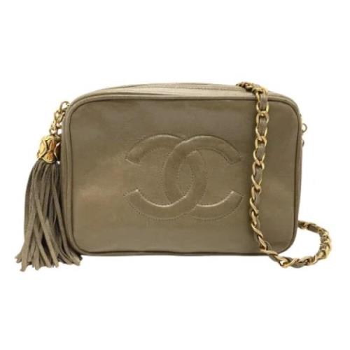 Chanel Vintage Pre-owned Laeder chanel-vskor Beige, Dam