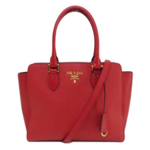 Prada Vintage Pre-owned Laeder prada-vskor Red, Dam