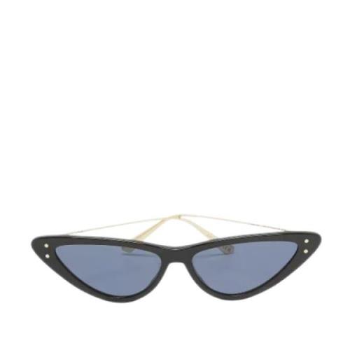 Dior Vintage Pre-owned Acetat solglasgon Black, Dam