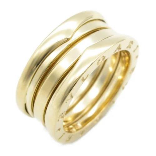 Bvlgari Vintage Pre-owned Tyg ringar Yellow, Dam