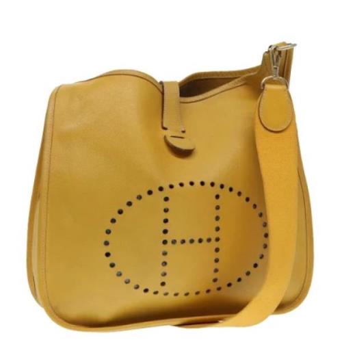 Hermès Vintage Pre-owned Laeder axelremsvskor Yellow, Dam