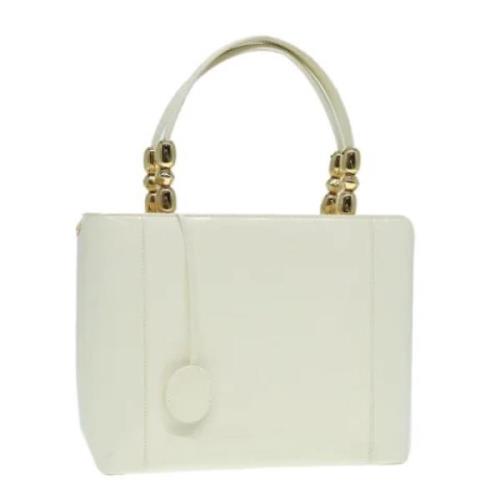 Dior Vintage Pre-owned Laeder totevskor White, Dam