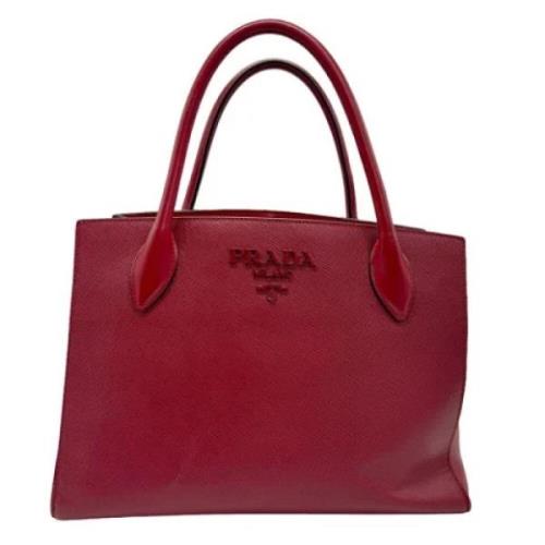 Prada Vintage Pre-owned Laeder prada-vskor Red, Dam