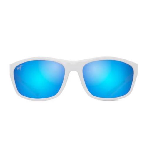 Maui Jim Polariserade Solglasögon Nuu Landing Unisex White, Unisex