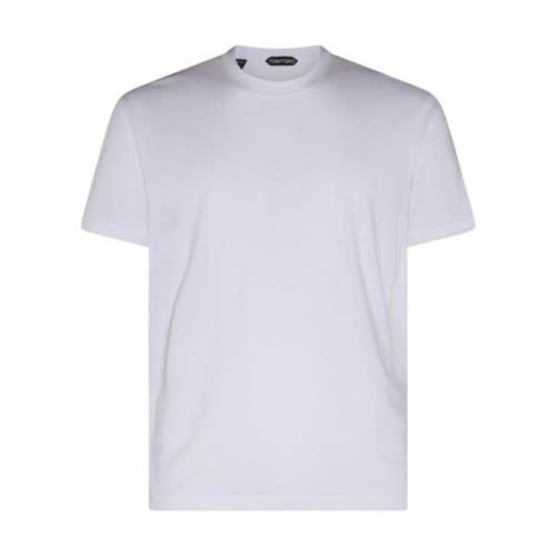 Tom Ford Vit Bomullsblandad T-shirt White, Herr